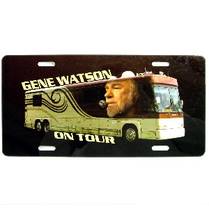 Gene Watson License Plate