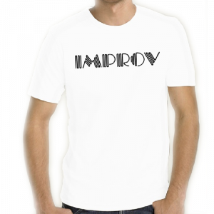 Improv White Tee