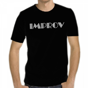 Improv Black Logo Tee