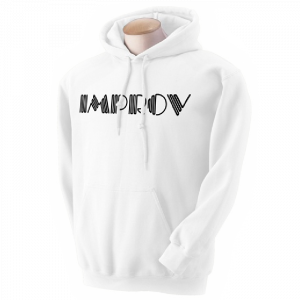 Improv White Hoodie