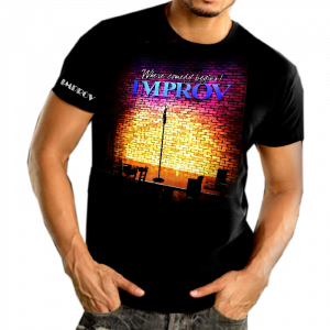 Improv Black Stage Tee