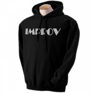 Improv Black Hoodie