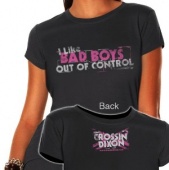 Crossin Dixon Ladies Charcoal Gray Tee