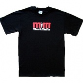 Muzik Mafia Black Red Logo Tee