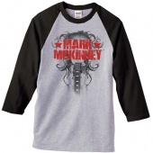 Mark McKinney Ash Black Baseball Jersey