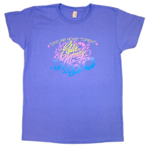 Eddie Money Ladies Violet Tee
