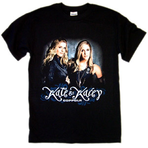 Kate and Kacey Black Tee
