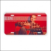 Blaine Larsen License Plate