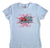 Big Machine Records Ladies White Tee