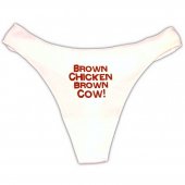 John Rich White Thongs