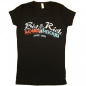 Big and Rich Ladies Scoop Neck Black Tee