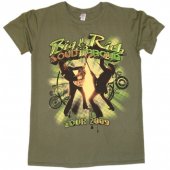 Big and Rich Military Green Tee