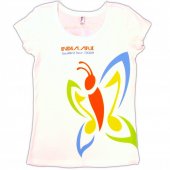 India.Arie Ladies White Scoop Neck Tee