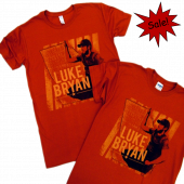 GAC Luke Bryan<b> ADULT and YOUTH</b> Red Tee