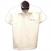 Prevost Ladies White Golf Shirt