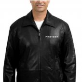 Prevost Men's Black Leather Jacket