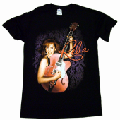Reba McEntire 2010 Black Tee- Guitar