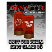 Justin Moore Shotgun Shotglass