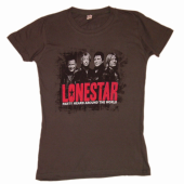 Lonestar Ladies Charcoal Tee