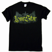Lonestar Black Logo Tee