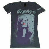 Sugarland Ladies Acid Washed Blue Tee