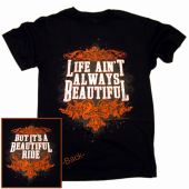 GAC Black Lyric Tee- Beautiful Ride