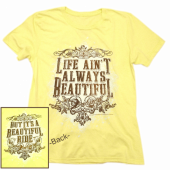 GAC Spring Yellow Lyric Tee