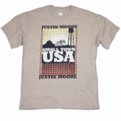 Justin Moore Sport Grey Tee