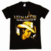 Justin Moore Black Outlaw Tee